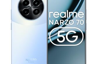 realme NARZO 70 5G (Ice Blue,8GB RAM, 128GB Storage | Dimensity 7050 5G Chipset