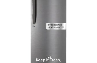 Haier 190L 5-Star Direct Cool Single Door Refrigerator (Dazzle Steel)