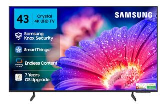 Samsung 108 cm (43 inches) Crystal 4K Vista Ultra HD Smart LED TV