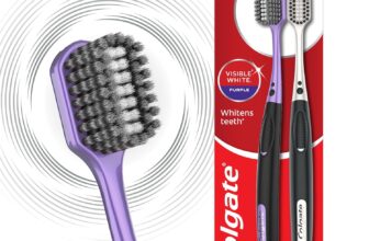 Colgate Visible White Purple Toothbrush Pack of 2