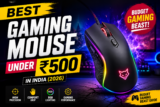 Best Gaming Mouse Under ₹500 in India (2026) – Top Budget Gaming Picks